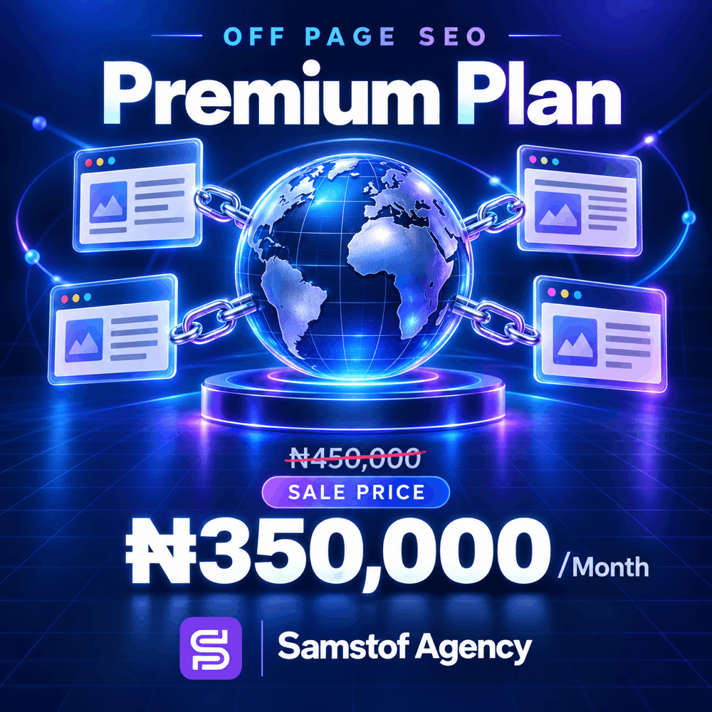 Premium Off-Page SEO package for advanced link building, authoritative backlinks and long-term organic growth