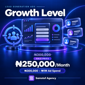 Growth lead generation advertising package for generating qualified leads and increasing conversions