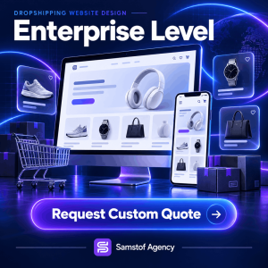 Enterprise dropshipping website development with advanced eCommerce automation