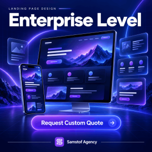 Enterprise landing page solutions with custom integrations, automation, advanced analytics