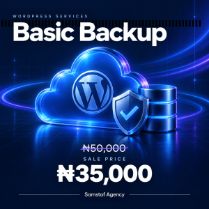 Protect your WordPress website with secure backup services from Samstof Technologies