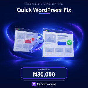 Quick WordPress Fix Service for minor website errors