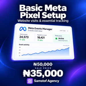 Basic Meta Pixel setup and installation service for WordPress websites